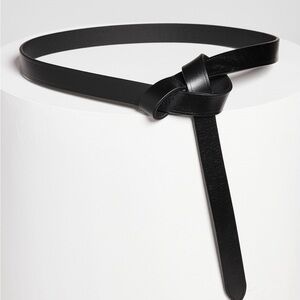 Isabel Marant Kirka Black Leather Belt